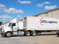 STG logistics truck.